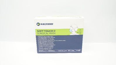 Halyard 47500 Soft Touch II Surgical Mask, Blue - Box of 50